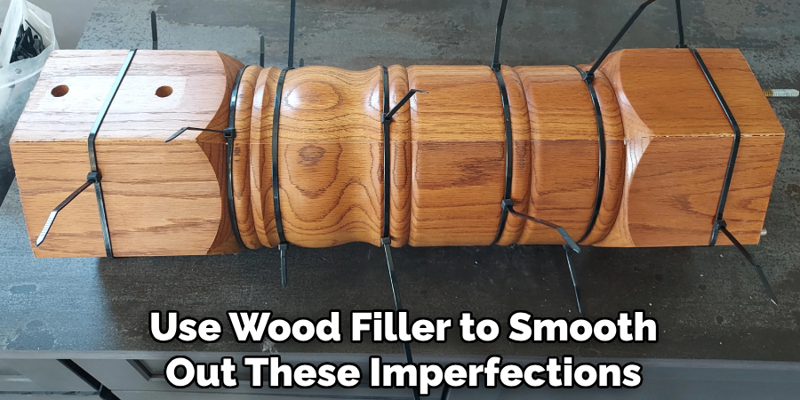 Use Wood Filler to Smooth
Out These Imperfections