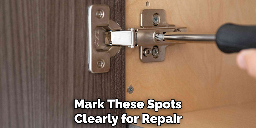 Mark These Spots
Clearly for Repair