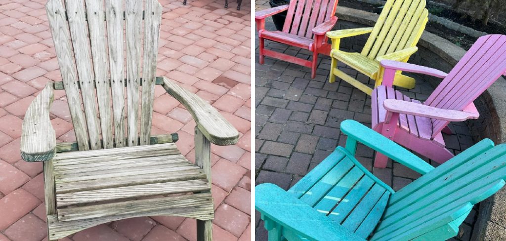 How to Paint Adirondack Chairs