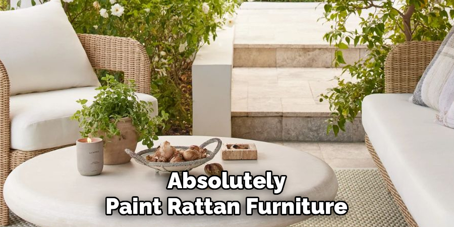Absolutely Paint Rattan Furniture