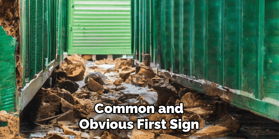 Common and Obvious First Sign